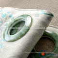 Fashion turquoise eyelets designs roller curtain mechanism